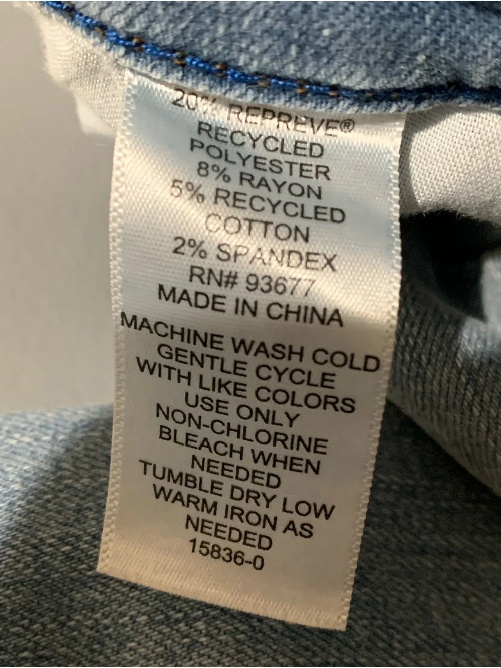 Arizona Jean Company Light Wash Straight-Leg Jeans